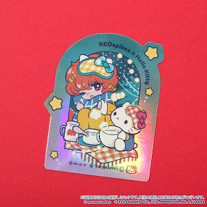 胸きゅん展 × SANRIO CHARACTERS　ステッカー　REOspikee×Hello Kitty_A