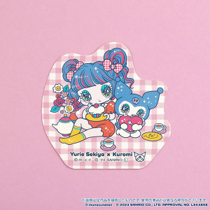 胸きゅん展 × SANRIO CHARACTERS　ステッカー　Yurie Sekiya×Kuromi_C