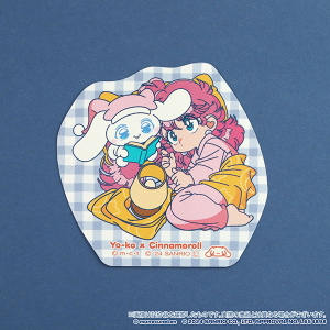 胸きゅん展 × SANRIO CHARACTERS　ステッカー　Yo-ko×Cinnamoroll_C