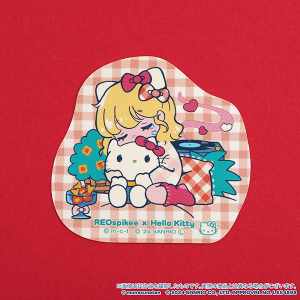 胸きゅん展 × SANRIO CHARACTERS　ステッカー　REOspikee×Hello Kitty_C