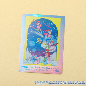 胸きゅん展 × SANRIO CHARACTERS　ステッカー　F*Kaori×LittleTwinStars_D