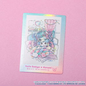 胸きゅん展 × SANRIO CHARACTERS　ステッカー　Yurie Sekiya×Kuromi_D