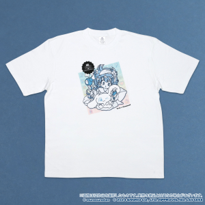 胸きゅん展 × SANRIO CHARACTERS　ビッグシルエットTシャツ　Yo-ko×Cinnamoroll