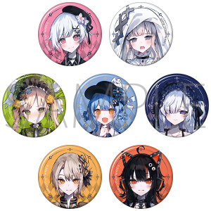 再販分】魔法少女ノ魔女裁判 キャラバッジコレクション／A: バッジ