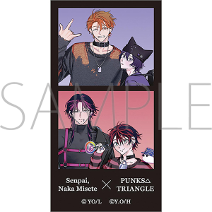 先輩、ナカみせて／PUNKS△TRIANGLE　ステッカー【受注生産商品】