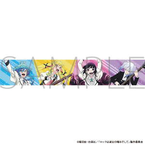 ロックは淑女の嗜みでして　マフラータオル／B.描き下ろしイラストver.