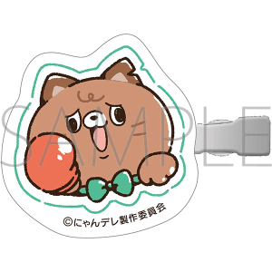 にゃんデレ　アクリルヘアクリップ／ちゃたろ
