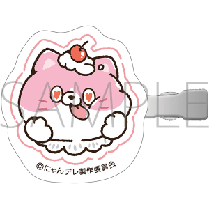にゃんデレ　アクリルヘアクリップ／しゅがー