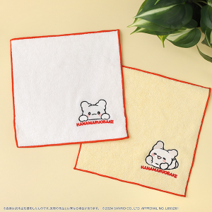 サンリオ　はなまるおばけ　刺繍タオル／A
