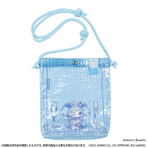 サンリオキャラクターズ　マイメロディ　DOLLY MIX水色天使デザイン　クリアサコッシュ