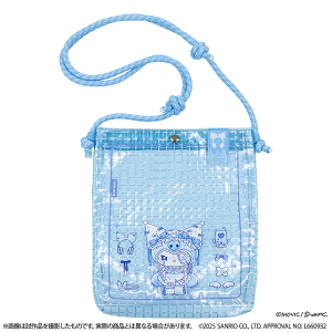 サンリオキャラクターズ　クロミ　DOLLY MIX水色天使デザイン　クリアサコッシュ
