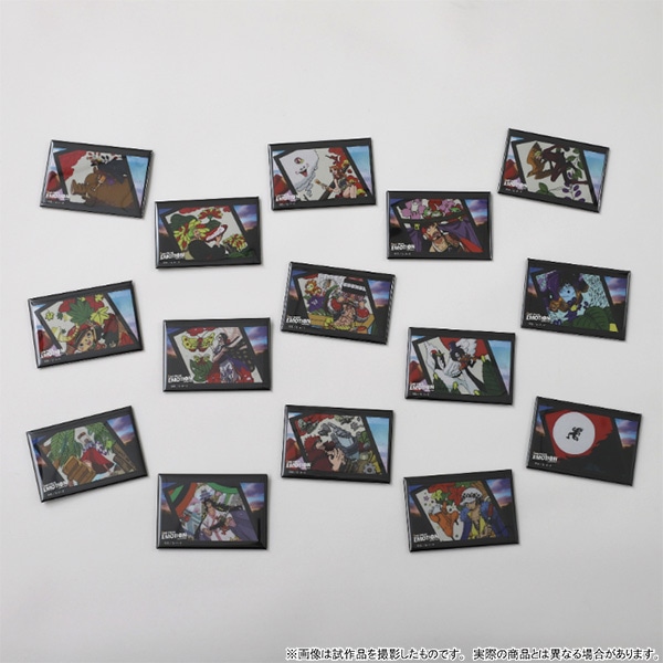 ONE PIECE　花札柄トレーディング缶マグネット