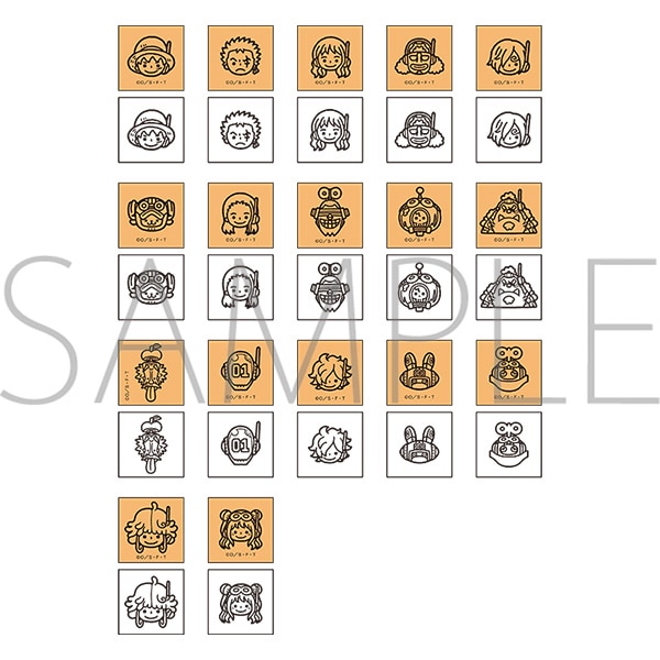 ONE PIECE　エッグヘッドアイコンスタンプコレクション