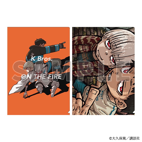 クリアファイルセット／C　炎炎ノ消防隊原画展 事後通販