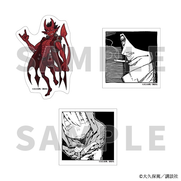 ダイカットステッカーセット（3枚入り）／A　炎炎ノ消防隊原画展 事後通販