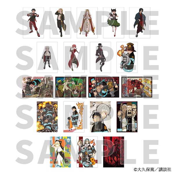 ポストカードコレクション／全20種　炎炎ノ消防隊原画展 事後通販