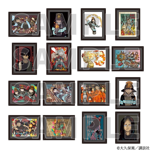 コマコレマグネット／全16種　炎炎ノ消防隊原画展 事後通販