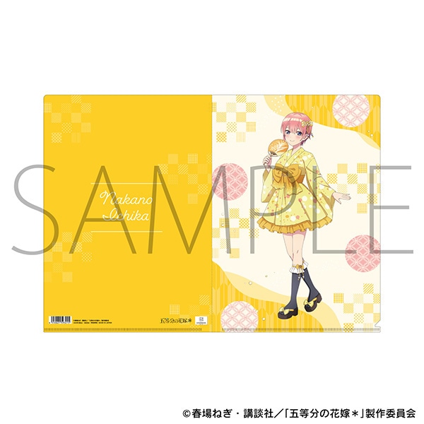 五等分の花嫁＊　クリアファイル／中野一花