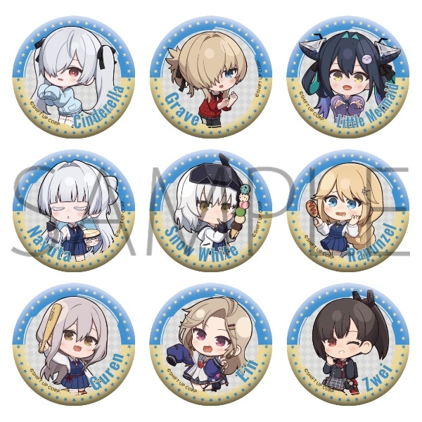 キャラバッジコレクション／B　勝利の女神：NIKKE × 東京ドームシティ アトラクションズ 『遊園地を奪還せよ、指揮官！』 事後通販