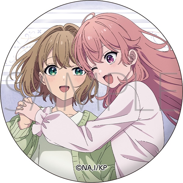 きみが死ぬまで恋をしたい　グリッター缶バッジ／シーナ&ミミ