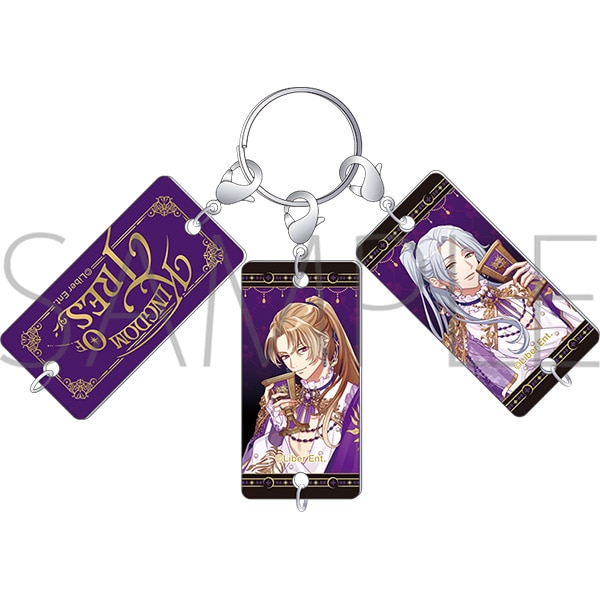 アクリルチャームセット／フレデリク(茅ヶ崎至＆雪白東)　『A3!』MANKAIカンパニー 9周年記念SHOP 事後通販