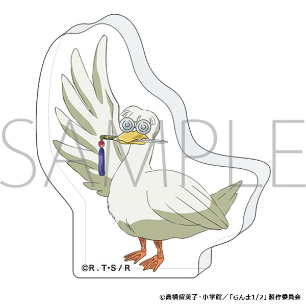 らんま1/2　ころっと　アクリルフィギュア／ムース(アヒル)