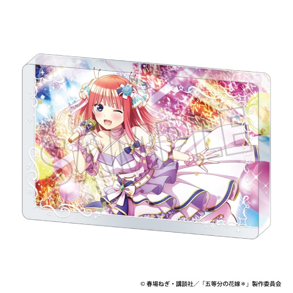 五等分の花嫁＊　アクリルブロック（バースデーパーティー）／中野二乃