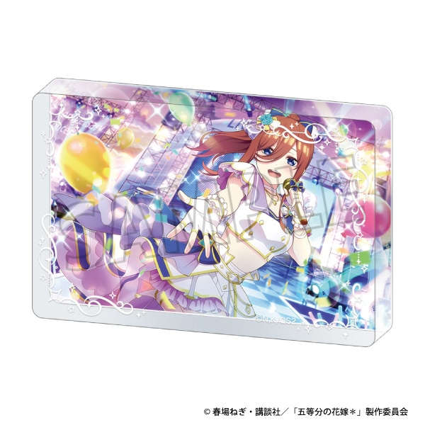 五等分の花嫁＊　アクリルブロック（バースデーパーティー）／中野三玖