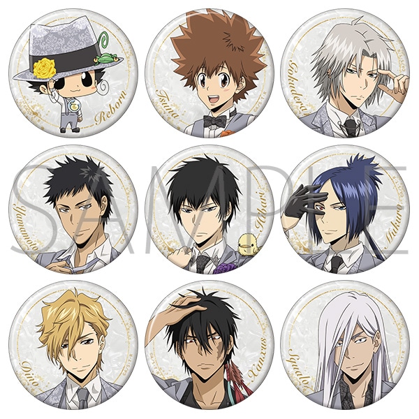 家庭教師ヒットマン REBORN！　マーブル風キャラバッジコレクション ～フォーマルスタイル～