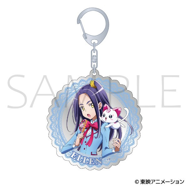 スイートプリキュア♪　ミラーアクリルキーホルダー／黒川 エレン