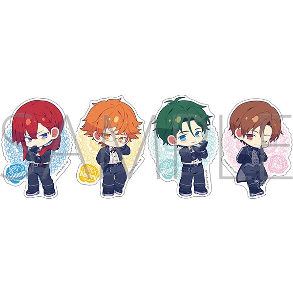 KING OF PRISM（劇場版）　ステッカーセット／太刀花ユキノジョウ＆十王院カケル＆鷹梁ミナト＆山田リョウ