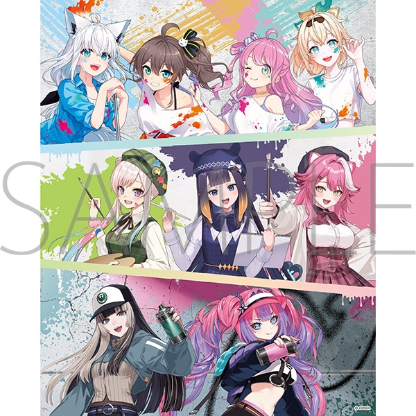 ホロライブ　キャンバスボード