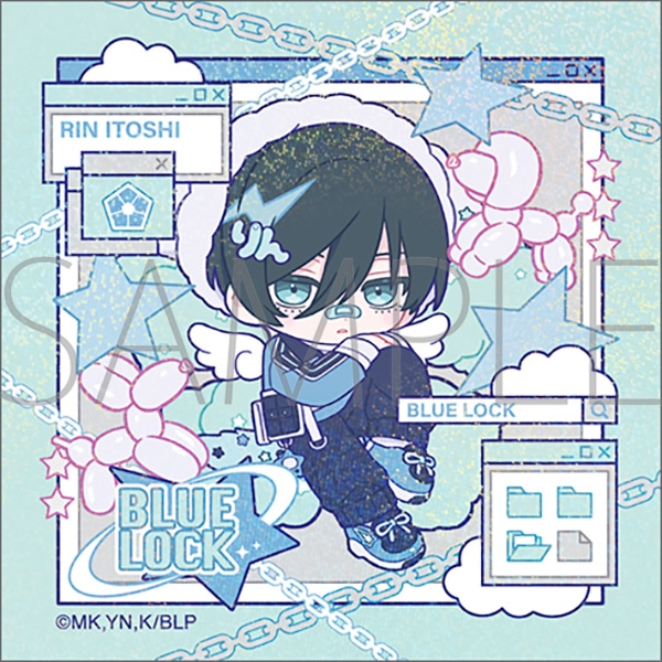 ブルーロック2期　ステッカー／糸師 凛　ぱすてるぽっぷ第3弾