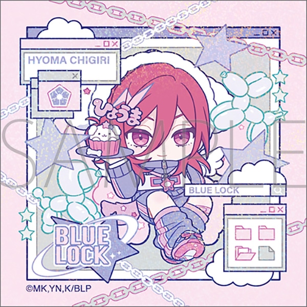 ブルーロック2期　ステッカー／千切 豹馬　ぱすてるぽっぷ第3弾