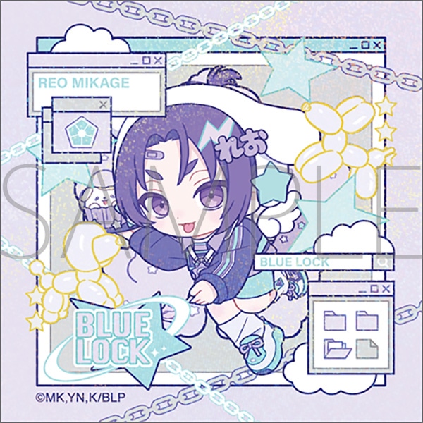 ブルーロック2期　ステッカー／御影 玲王　ぱすてるぽっぷ第3弾