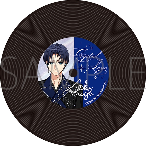 A3!　レコード風コースター／月岡 紬 IDOL REWRITE