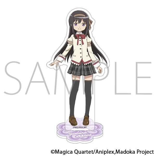 魔法少女まどか☆マギカ　ふちからすたんど（アクリルスタンド）／暁美ほむら