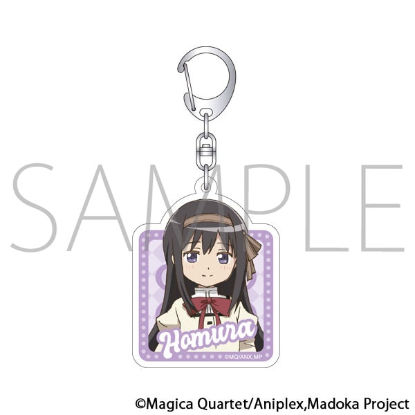 魔法少女まどか☆マギカ　ラメアクリルキーホルダー／暁美ほむら