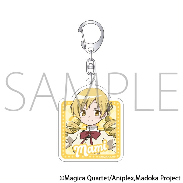 魔法少女まどか☆マギカ　ラメアクリルキーホルダー／巴マミ