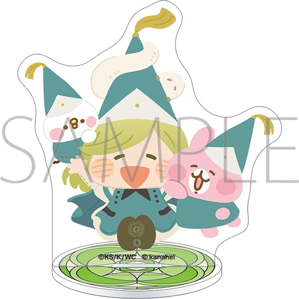 とんがり帽子のアトリエ　ミニアクリルスタンド／ココ カナヘイの小動物コラボ
