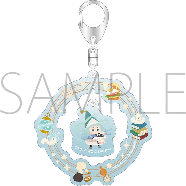 とんがり帽子のアトリエ　ゆらゆらアクリルキーホルダー／リチェ カナヘイの小動物コラボ