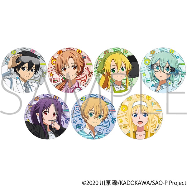 ソードアート・オンライン　ホログラムキャラバッジコレクション