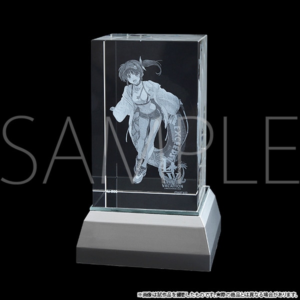 【受注生産商品】クリスタルオブジェ／なのは リリカルバケーションVer.　魔法少女リリカルなのは EXCEEDS Gun Blaze Vengeance