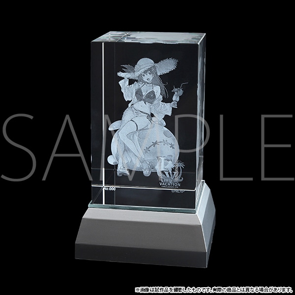 【受注生産商品】クリスタルオブジェ／はやて リリカルバケーションVer.　魔法少女リリカルなのは EXCEEDS Gun Blaze Vengeance