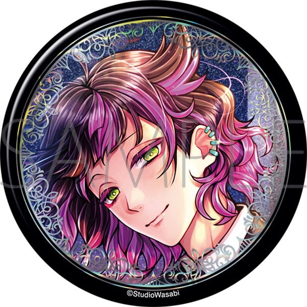 悪魔執事と黒い猫　ビッググリッター缶バッジ／ラムリ　消えた寄宿生と天使の光