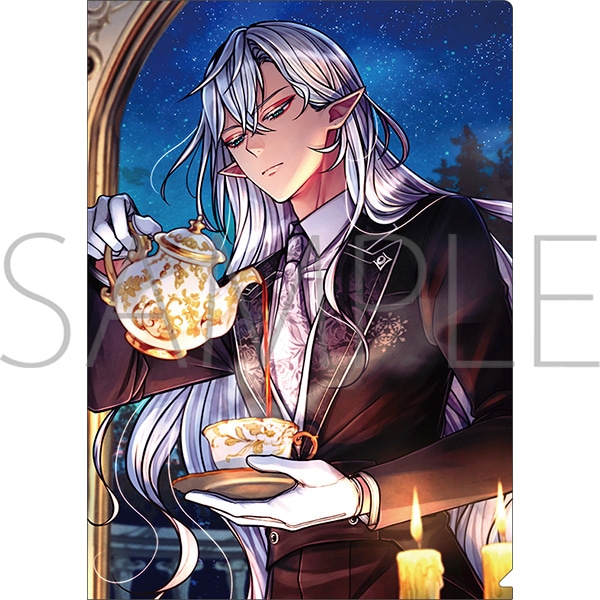 悪魔執事と黒い猫　クリアファイル／シロ　The Butler Academy