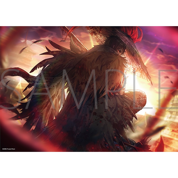Limbus Company　A4クリアポスター／ヒースクリフ