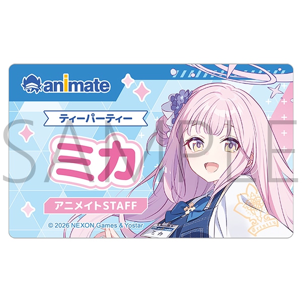 ブルーアーカイブ　店員名札風アクリルバッジ／ミカ