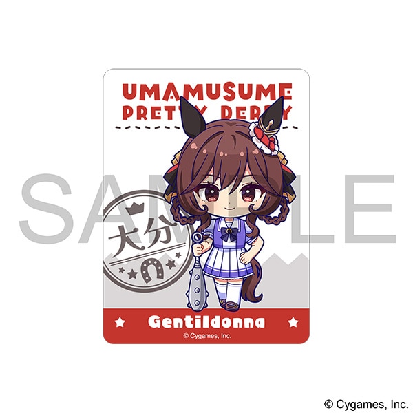 ウマ娘 プリティーダービー　ステッカー／ジェンティルドンナ