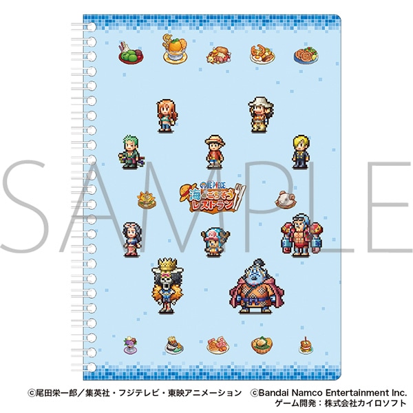 ONE PIECE　海のごちそうレストラン ノート 麦わらの一味